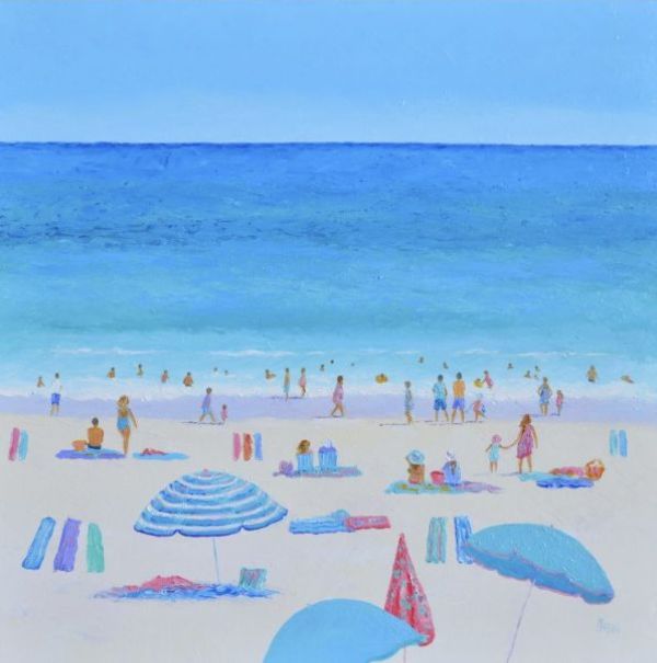 Art Inspired by the Ocean 💙💦 'Oh I Love To Be Beside The Seaside', a collection of art to make you feel like you're floating on a sunny day. - https://t.co/nq0FmgybCh https://t.co/DVccrhQoJ9
