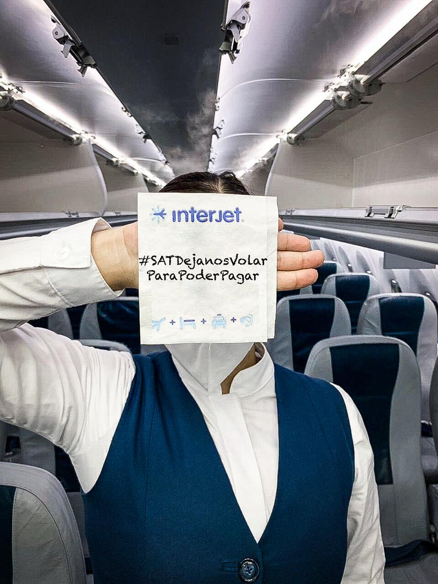 CrewInterjet's tweet photo. Si el #Satmx sigue presionando a interjet y limitando sus operaciones, ¿Cómo generaremos los ingresos para pagar lo que se debe? Presidente #AMLO no ponga en riesgo la estabilidad de miles de familias. #FamiliaInterjet #satdejanosvolarparapoderpagar
#aristegui #MilenioAlMomento https://t.co/eyM1EmRXR9