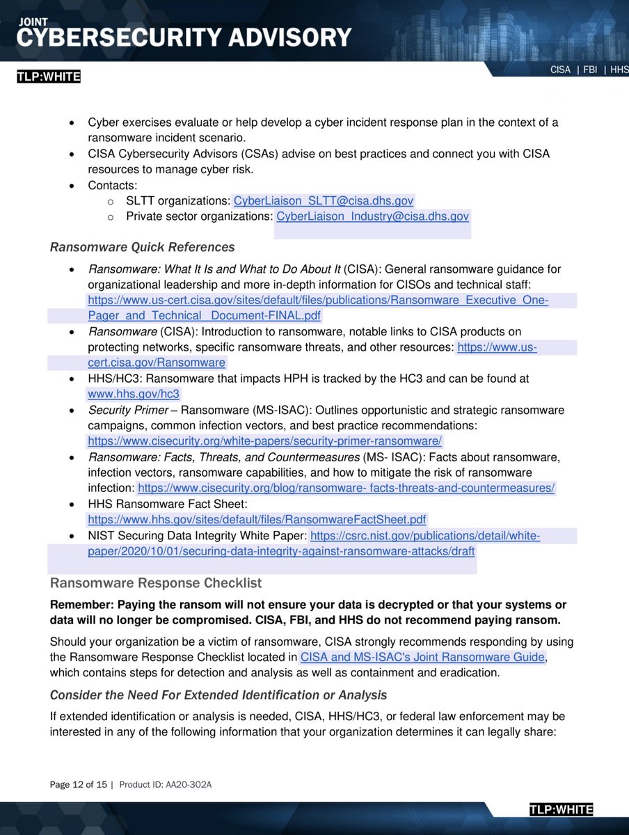 The main reasons I think Ryuk is very bad is the ability of actors to accurately map out a target’s network. Once they are in- you have no idea how far they are in and/or their ability to hideYes I know that’s over simplification of this complex malware https://us-cert.cisa.gov/sites/default/files/publications/AA20-302A_Ransomware%20_Activity_Targeting_the_Healthcare_and_Public_Health_Sector.pdf