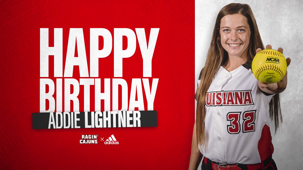 🎶 Wishing a 𝙷𝙰𝙿𝙿𝚈 𝙱𝙸𝚁𝚃𝙷𝙳𝙰𝚈 to freshman 𝘼𝙙𝙙𝙞𝙚 𝙇𝙞𝙜𝙝𝙩𝙣𝙚𝙧 (<a href="/AddieLightner/">Addie Lightner</a>) 🎉

#GeauxCajuns ⚜️