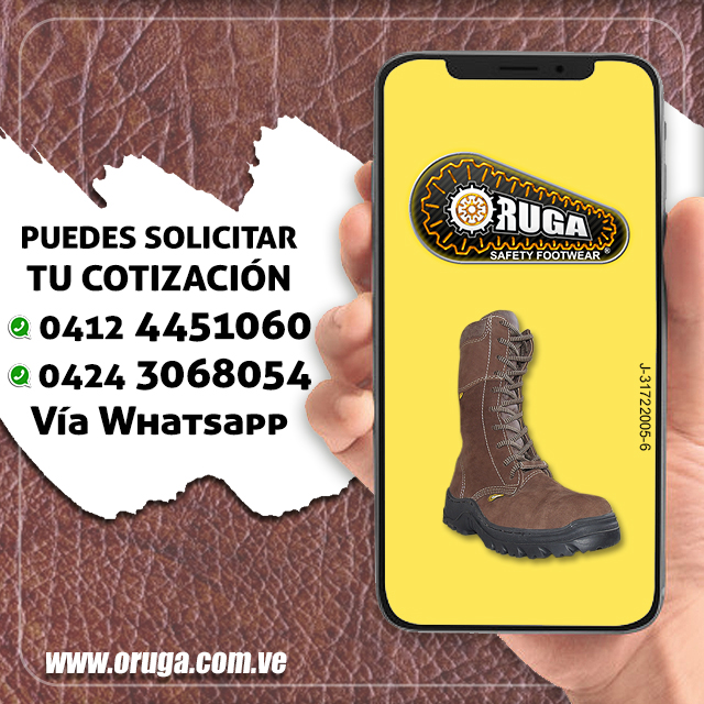 OrugaProducts's tweet photo. Contáctenos: https://t.co/ZpRW3KCqiy
📞 al 02432177118
📱📞 al 0424-306.8054
📱📞 0412-445.1060
ventas@oruga.com.ve
.
CALIDAD, CONFORT Y ERGONOMIA A TUS PIES 🥾👌🏼
-
#botasdeseguridad
#Botas
#Calzado
#BotasPvc
#SeguridadIndustrial
#SaludOcupacional
Oruga Safety Footwear 🇻🇪 https://t.co/zXH36W9LmK