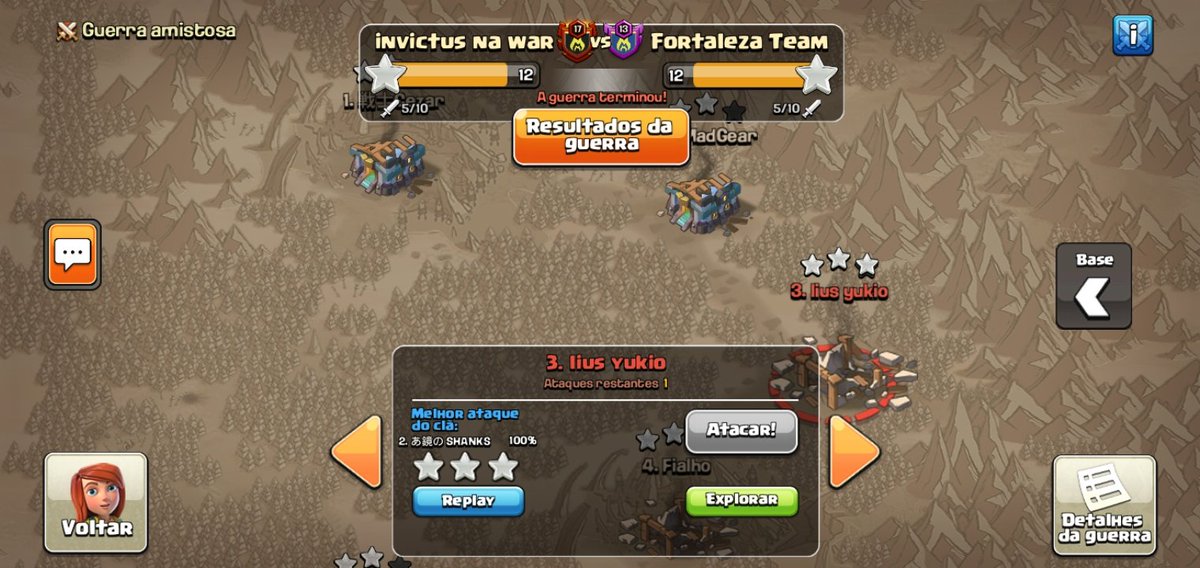 G4SP4RCOC1's tweet photo. Rumo as quartas da kamikase cup
Gg @CocFT @liusyukio_coc 
Guerra top. https://t.co/mZRZhoDsTb