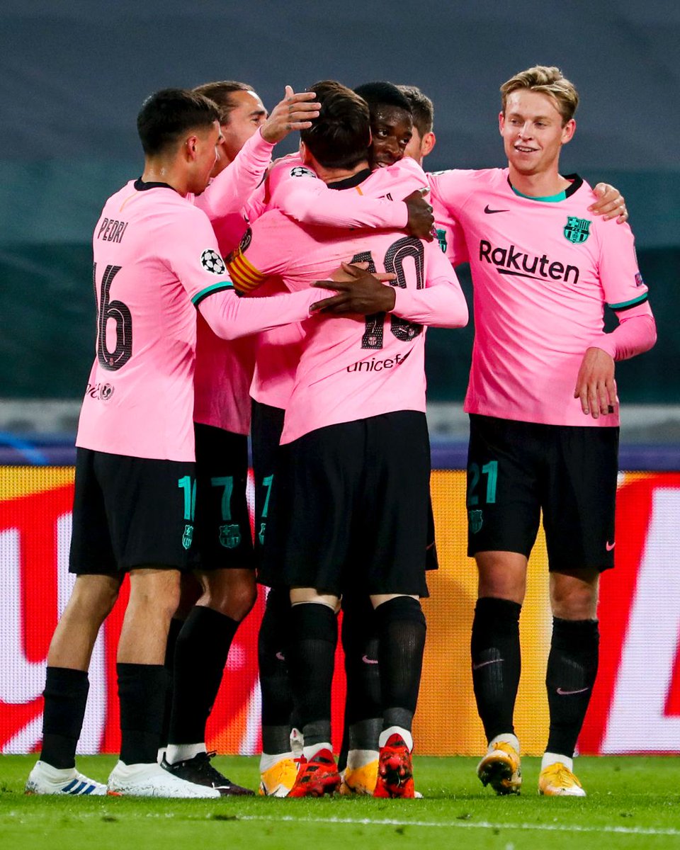 FCBarcelona_es's tweet photo. ⚽ 2 partidos de la @LigadeCampeones 
🔥 2 goles @Dembouz https://t.co/SiY7cysU5O