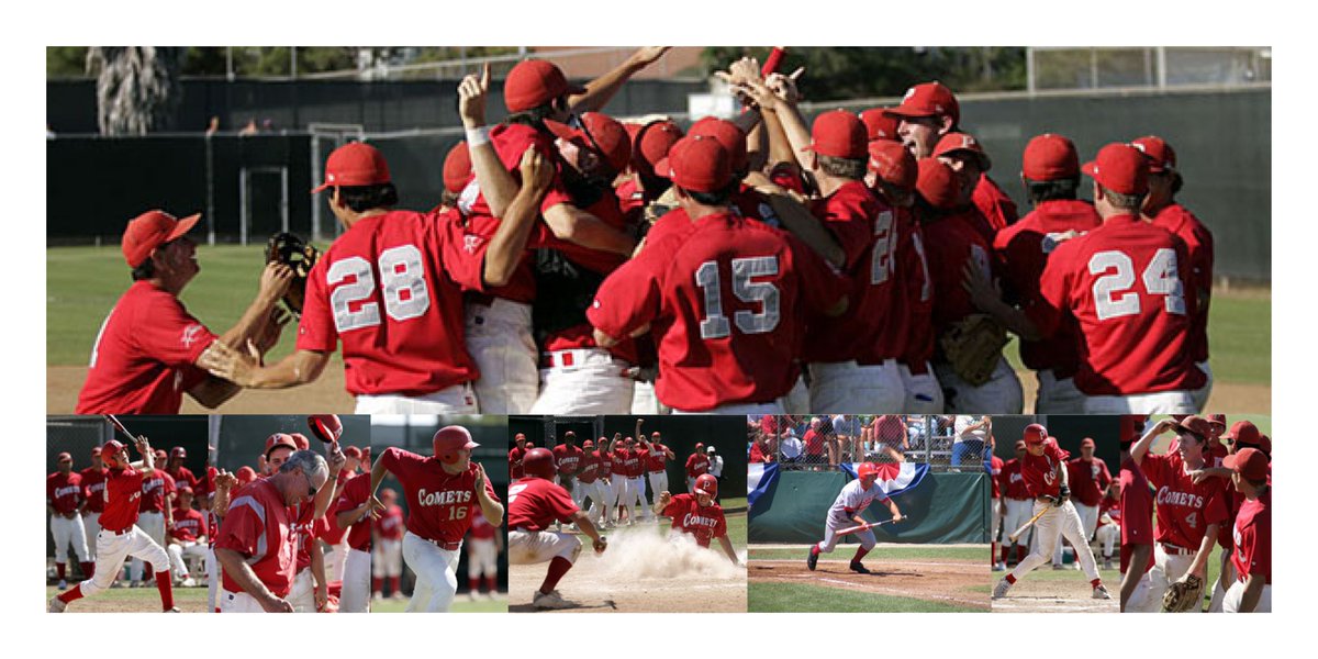 PmarAthletics's tweet image. We&apos;re back with another episode of Comet History. This week we&apos;re looking at the CCCAA State Tournament runs by our baseball program!

palomarathletics.podbean.com/e/a-decades-lo…

Photo collage is from 2005 season. Remaining photos from 2015 season.

#cometpowered☄️ #palomarathletics #comethistory