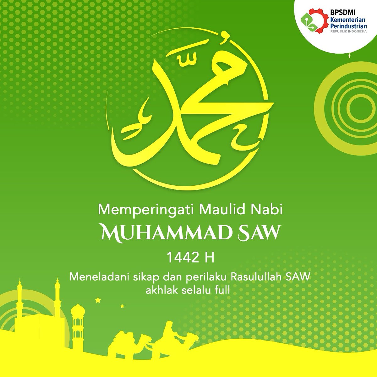 BPSDMI_Kemperin's tweet image. Memperingati Maulid Nabi Muhammad SAW, semoga kita semua para #PemudaPemudiIndustri bisa meneladani sikap dan perilaku Rasulullah agar senantiasa berakhlak, ya, Sob. 🙏⁣
⁣
#MelangkahMaju #BPSDMI #BPSDMIKemenperin #SobatIndustri #MaulidNabi #NabiMuhammad #IndonesiaMaju