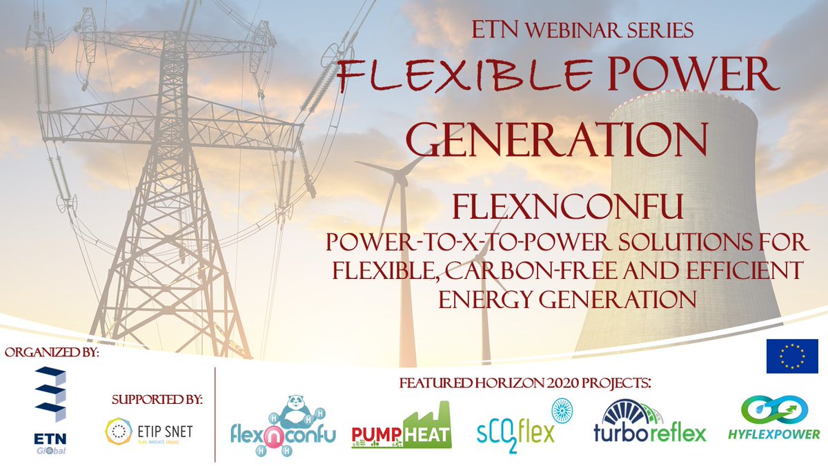 FLEXnCONFU's tweet photo. On Tuesday our partners will present FLEXnCONFU at @etngasturbine's webinar on Flexible Power Generation. From Power to #ammonia, to Power to #hydrogen, we will cover different solutions to flexibilize combined cycle power plant⚡️🏭
Register here: https://t.co/a7HvLXdNyn https://t.co/WsogFuDQOK