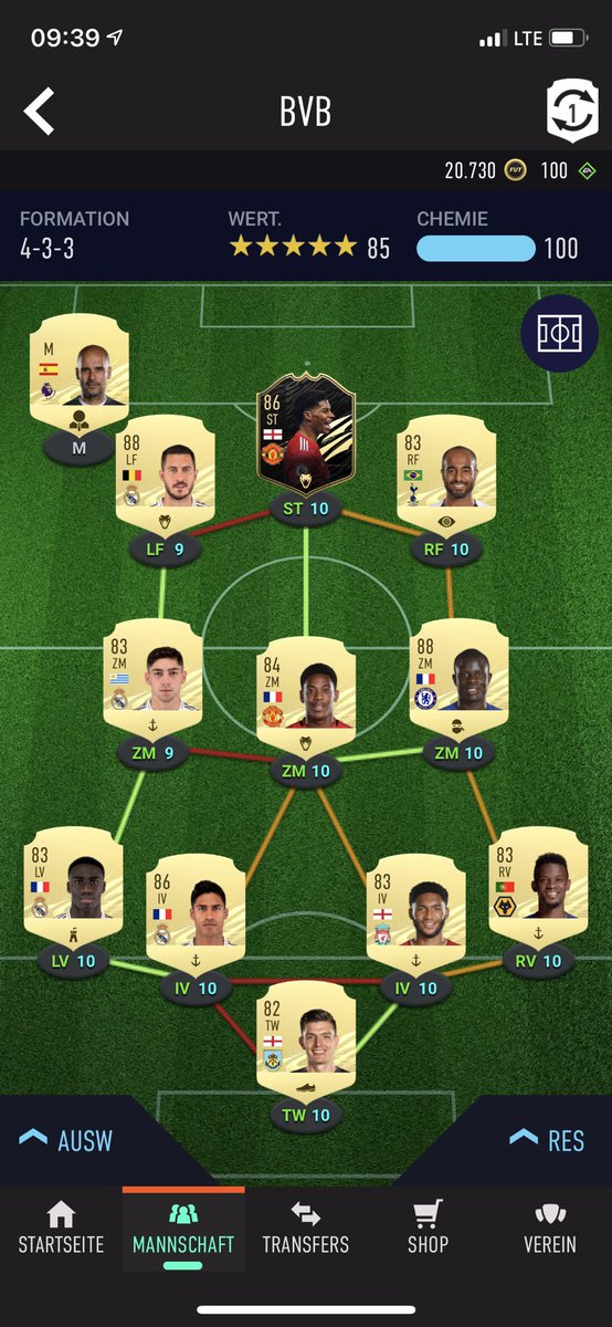 Ryderrx99's tweet photo. @DaredevilEA Leider kein valverde oder gomez als pick bekommen aber ich denke das team wird gut abgehen in der WL, was sagt ihr? https://t.co/Tq18c2g72z