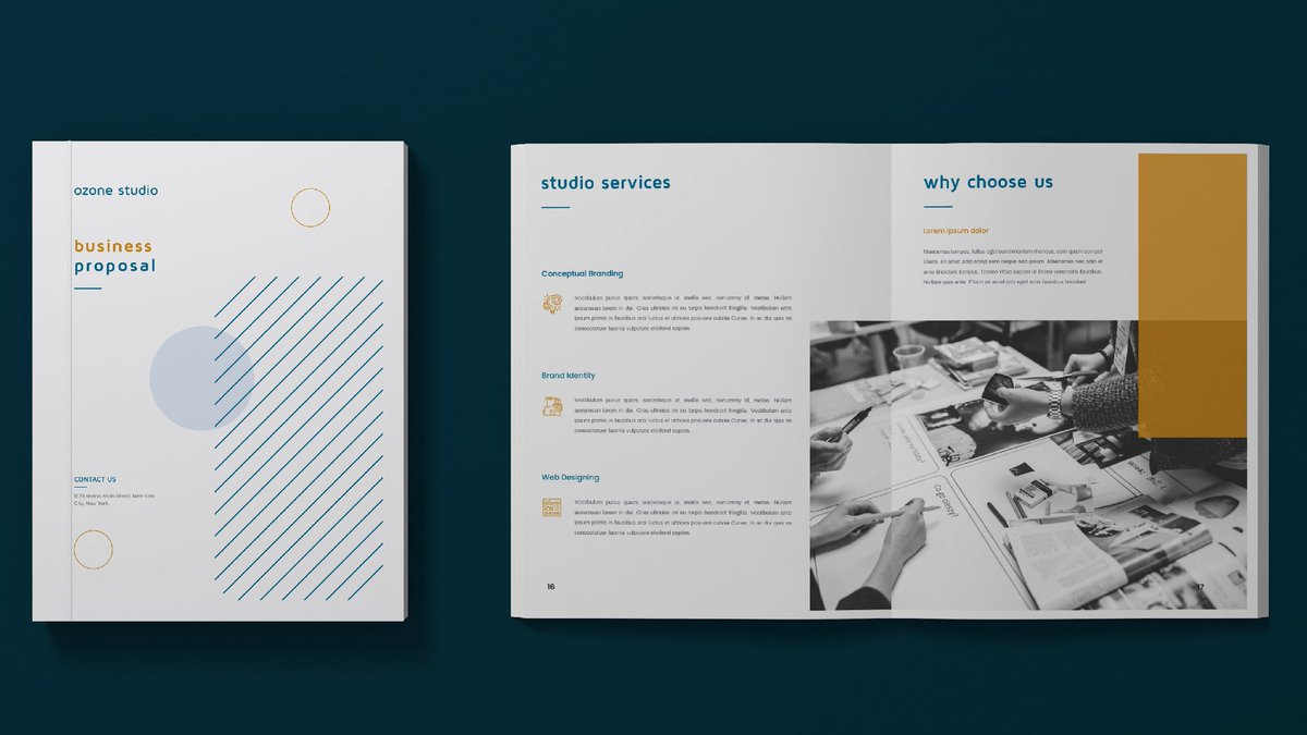 ArsGFX's tweet photo. Business Proposal

#modern #minimal #clean #Sleek #minimalist #elegant  #interiordesign #catalog #lookbook #brochure #layoutdesign #brandidentity #branding #digitalmarketing #advertising #GraphicDesigner #GraphicDesign #interactive #ebook #virtual #PDF
https://t.co/DEgS15PD11 https://t.co/UmbxYTzgJR