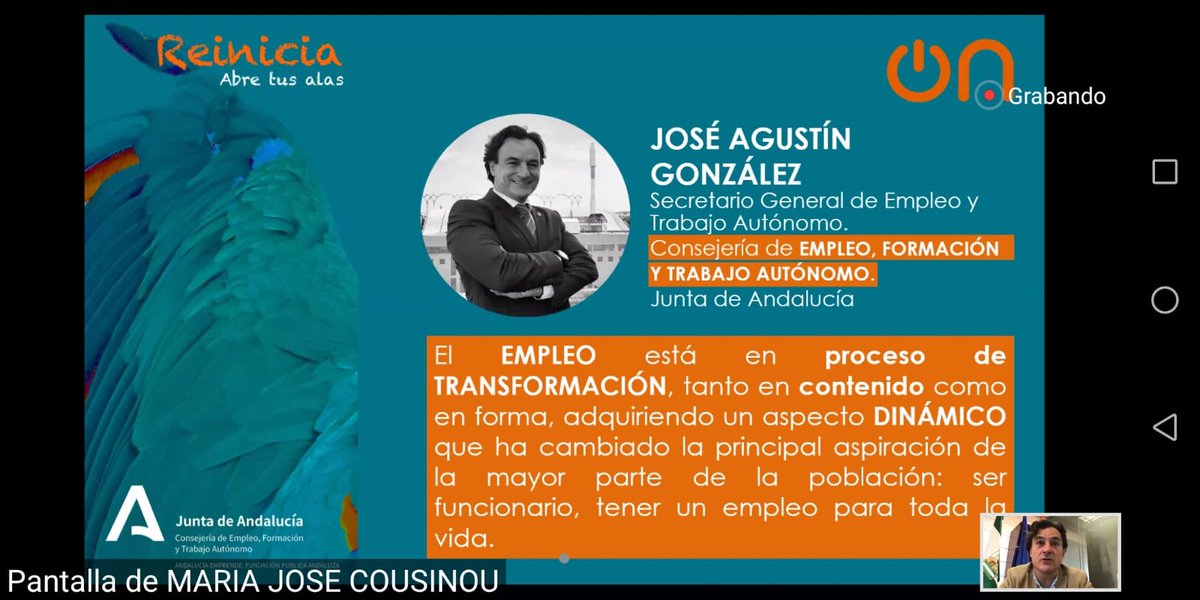 aemprende's tweet photo. 🔴 ON AIR!!
💥Comienza el ciclo 'Oportunidades y retos del #empleo en #Andalucia, hoy'
Con:
🗣️ @JAgustinGonzal1, SG @EmpleoJunta
🗣️ Daniel Ortega @PRODIEL
🗣️ @FulgencioMG #SoftwareDelSol
🗣️@rosasiles, nuestra directora
#REINICIA #zonaON #AbreTusAlas #empleo #emprendimiento https://t.co/Wbdv7i1NzQ