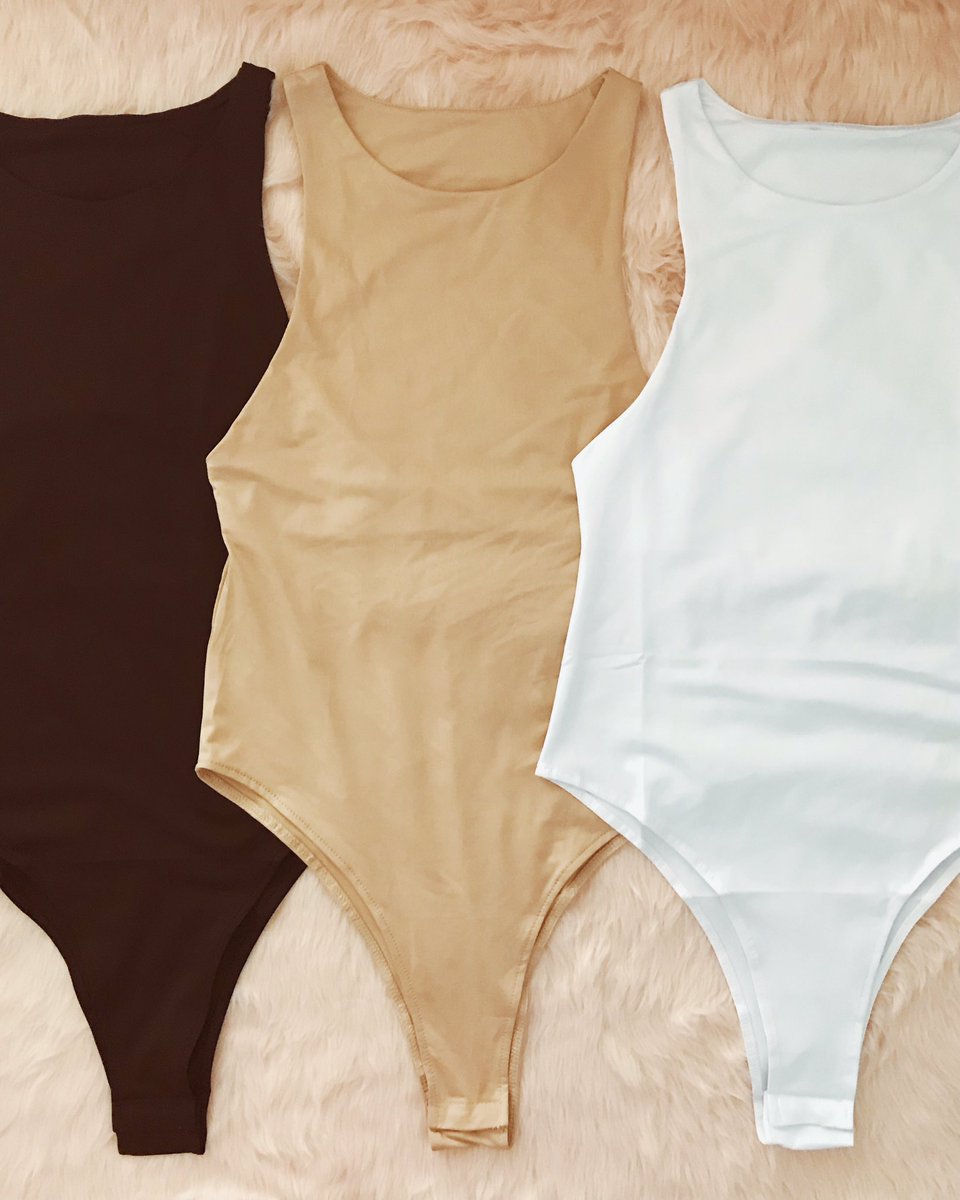 wearsundae's tweet photo. Elle Bodysuit Tank Top x Black x Nude x White🤎

https://t.co/tdfQ1pKLEz https://t.co/cLUZTAilwa