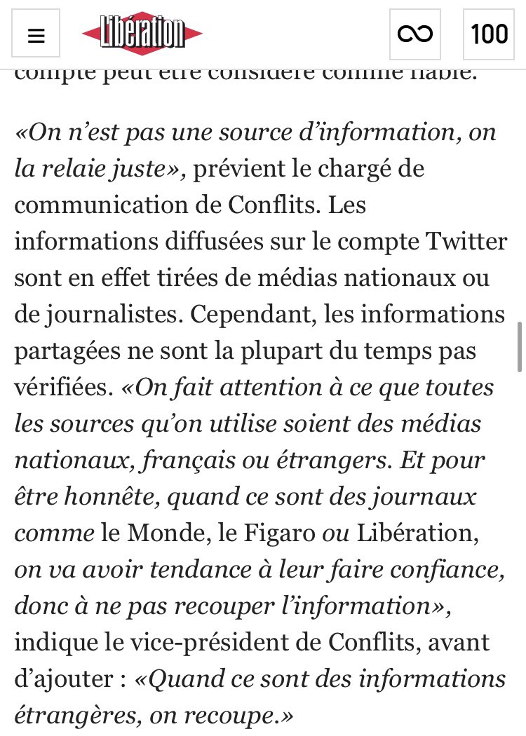 « on croise pas nos sources mais on veut faire du journalisme professionnel à termes » 