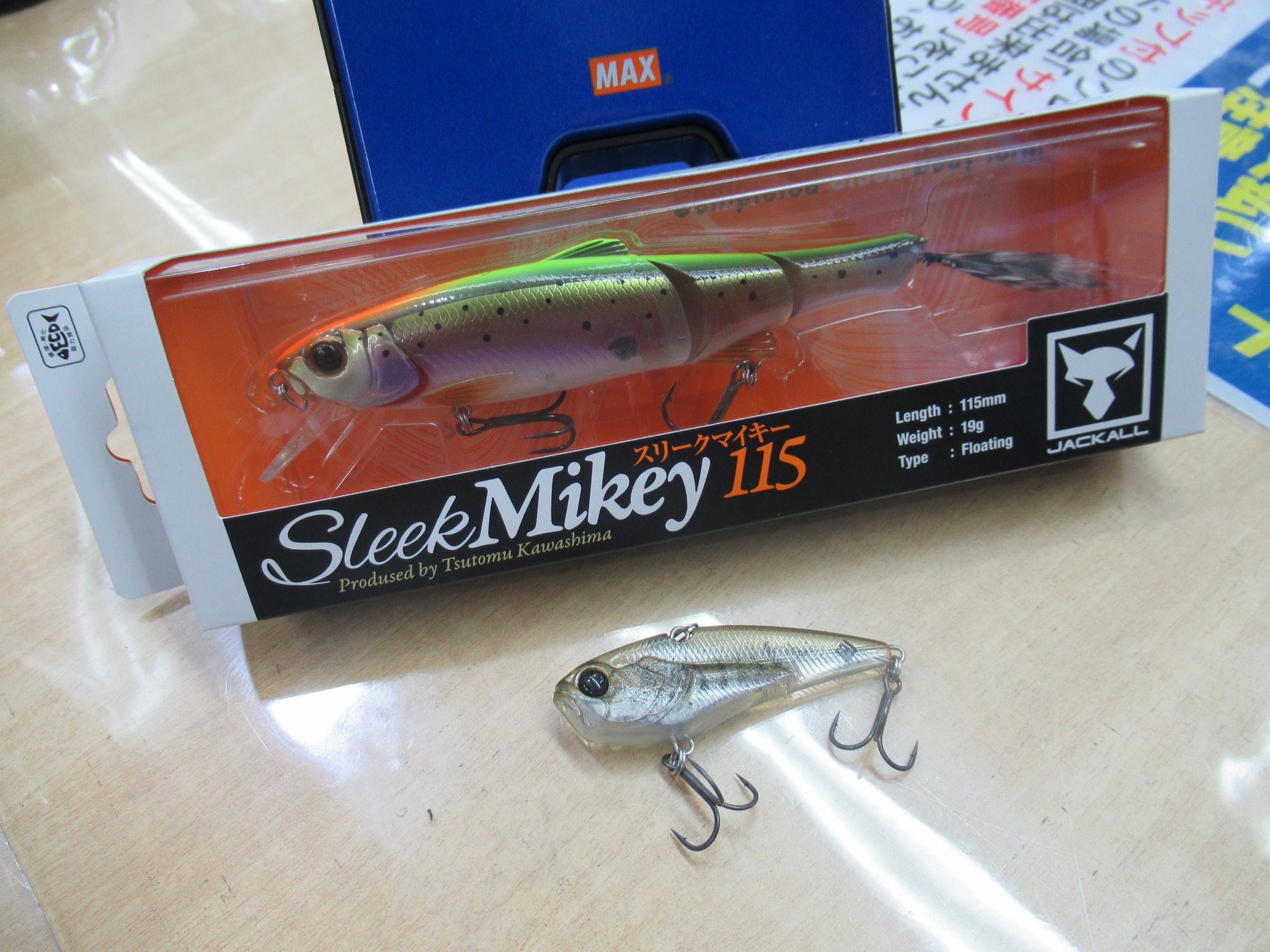 釣具いちばん館習志野店 ジャッカルのスリークマイキー１１５ レイドジャパンのレベルブーストお売りいただきました 船橋市で釣具 店といえば釣具いちばん館 T Co Ro6sela7ds