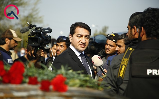 Hikmət Hacıyev: “Əgər kişidirlərsə, döyüş meydanında üzə çıxsınlar. Ali Baş Komandanın da dediyi kimi, iti qovan kimi qovuruq onları. Axıra qədər qovacağıq”
#StopArmenianAggression
#StopAttackingCivilians
#CrimesAgainstHumanity
#ArmenianWarCrimes
#KarabakhIsAzerbaijan