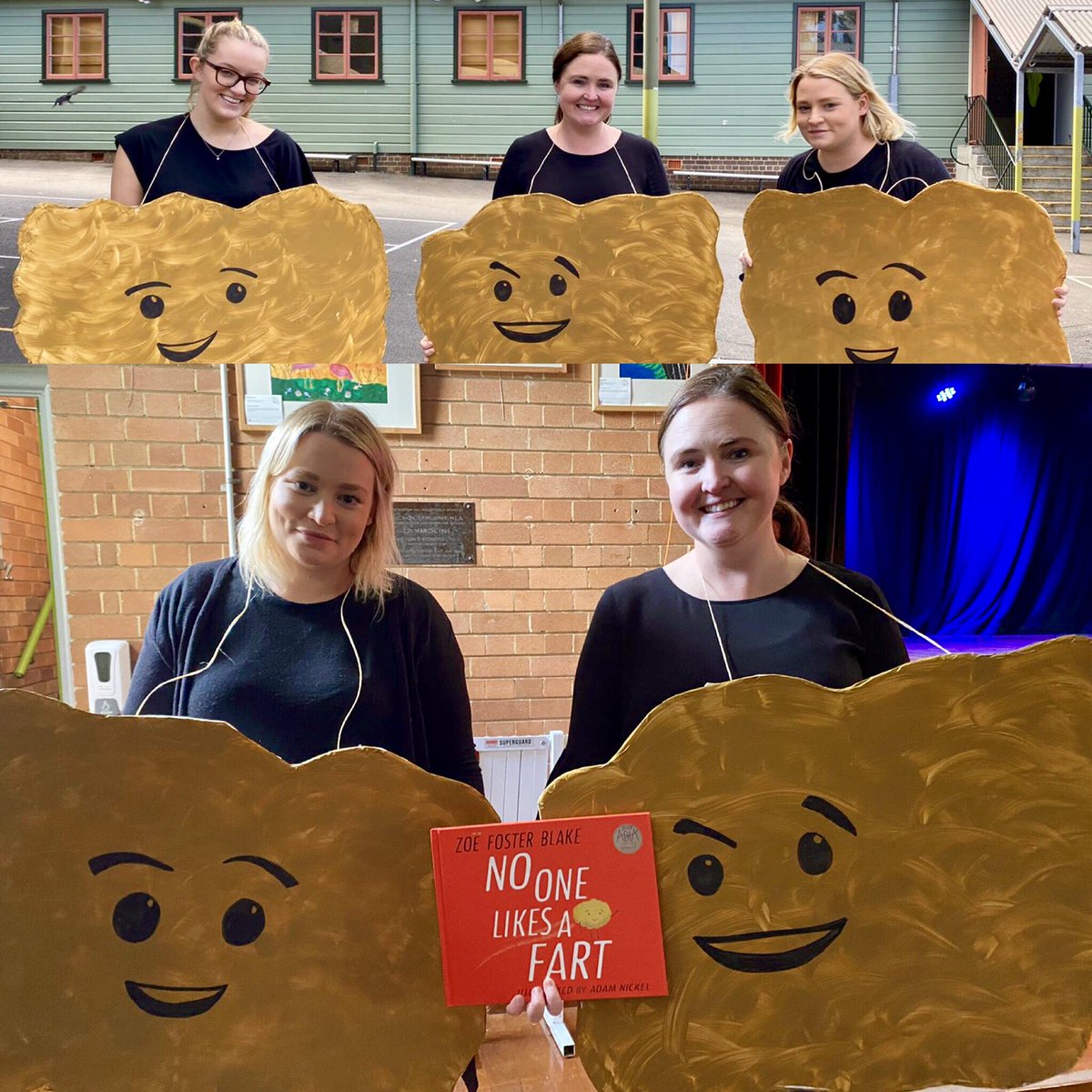 Miss Salmon (@cassie_salmon) on Twitter photo A day of giggles from the kids while representing one of the funniest picture books I’ve ever read by <a href="/zotheysay/">Zoë Foster Blake</a> - No one likes a fart! #year3teachers #bookweek #bookweek2020 @katiemo37322156 A day of giggles from the kids while representing one of the funniest picture books I’ve ever read by <a href="/zotheysay/">Zoë Foster Blake</a> - No one likes a fart! #year3teachers #bookweek #bookweek2020 @katiemo37322156