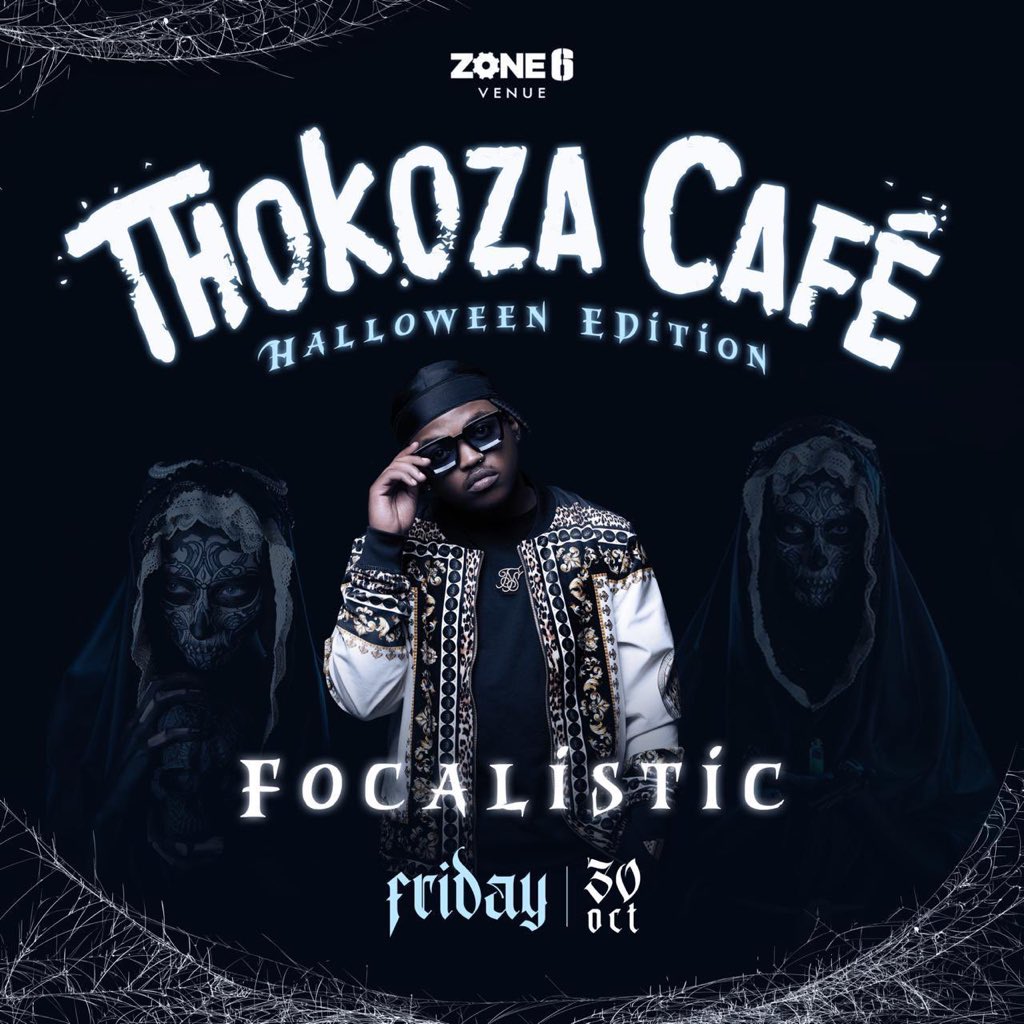 ANDFRIENDSJHB's tweet photo. Join us tomorrow for the ultimate Halloween party . 
Early bird tickets are sold out.
#ThokozaCafe. https://t.co/T6I7359NJn