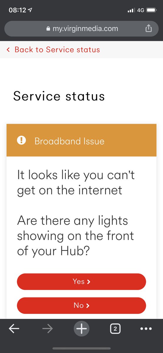 MaysSean's tweet photo. @virginmedia Been through this one multiple times. No issues in our area and we just go in a loop through the check system. What is the procedure to ensure we are getting service whilst the call centres are closed??? https://t.co/d4F4HhA7bH