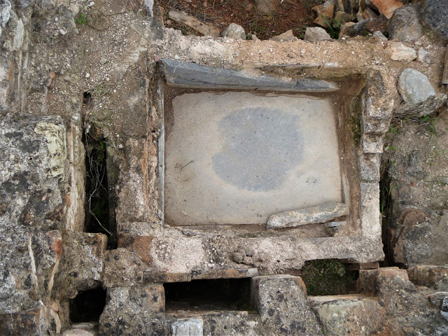 Sarah404BC's tweet photo. #Roman #Balneum in #Rafina with unique inscribed olive press basin https://t.co/fGI4DzuyU8