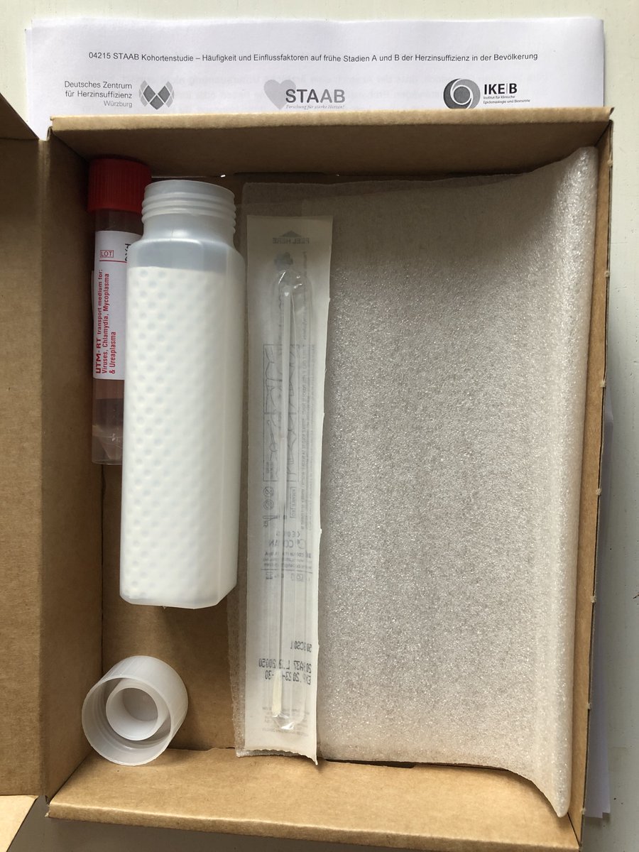 MatzeLoCal's tweet photo. Heute Morgen lag ein „Überraschungspaket“ vor der Tür. DIY-Covid19-Test im Rahmen der #Staab Studie der @Uni_WUE https://t.co/f1vjYsMI57