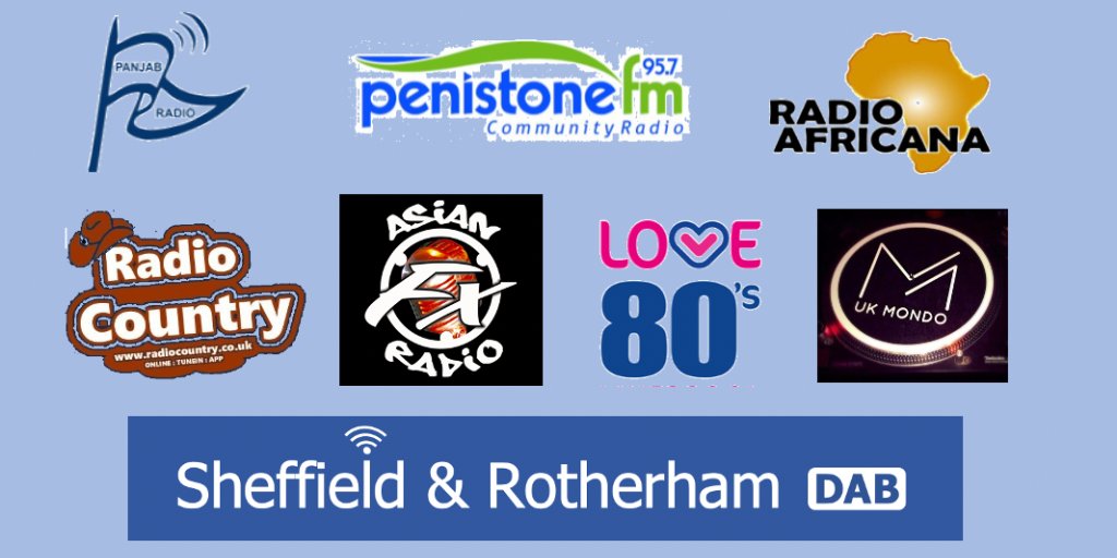 Just a few more of the amazing new radio services we hope to launch in Sheffield &amp; Rotherham on #smallscaleDAB. The range of choice will be unbelievable! And we can't wait...