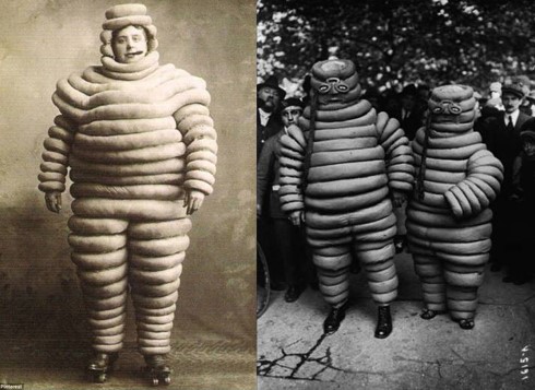 MichelinTyres's tweet photo. With Halloween around the corner, here's a throwback to some iconic Michelin Man costumes 🎃
#ThrowbackThursday https://t.co/C9Q3KyHols