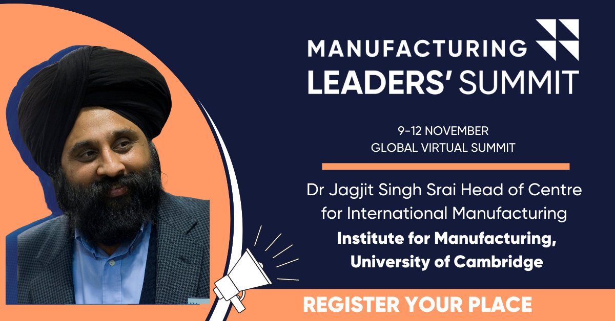 CIMCambridge (@cimcambridge) on Twitter photo Dr Jag Srai will be presenting at <a href="/TheManufacturer/">The Manufacturer</a> #Manufacturing Leaders' Summit on 'Supply chain digitalisation: Driving the transition' on 11 Nov. Get your ticket using IfM's partner discount code IFM20: digital-manufacturing-week.com/leaders/
#MfgLeaders #DigiMfgWk Dr Jag Srai will be presenting at <a href="/TheManufacturer/">The Manufacturer</a> #Manufacturing Leaders' Summit on 'Supply chain digitalisation: Driving the transition' on 11 Nov. Get your ticket using IfM's partner discount code IFM20: digital-manufacturing-week.com/leaders/
#MfgLeaders #DigiMfgWk