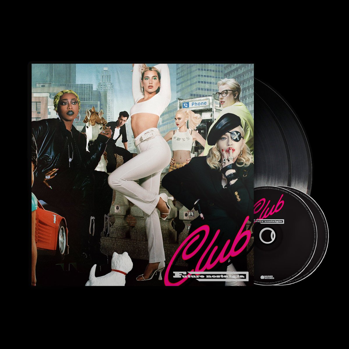 mtribefrance's tweet photo. 2 supports physiques (cd &amp; vinyle) de Club #FutureNostalgia sont disponibles en pré-commande sur le store officiel de @DUALIPA https://t.co/IIcZ0MUEUe
#Madonna #Levitating #Remix https://t.co/8vGIRucfNn