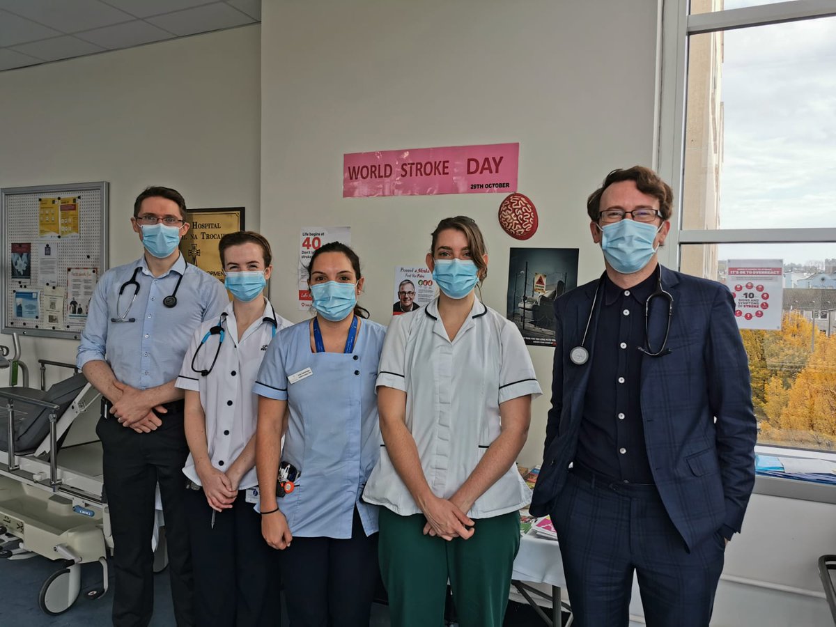 Mercycork's tweet image. Today is World Stroke Day and @Mercycork we act FAST and show Stroke no Mercy! Recognise the signs Face-Arm-Speech-Time (to act).Our Stroke CNS Inês Saramago is leading out an awareness campaign all week #ThisIsMercy @HSELive @mercyfoundcork @mercy_nursing