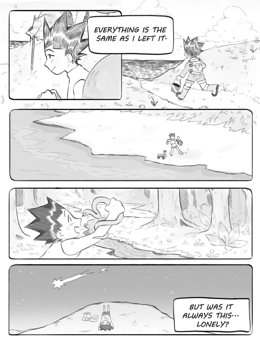 gachahugs's tweet photo. comic about gons thoughts being back home 1/3 https://t.co/JoHsqylrCF
