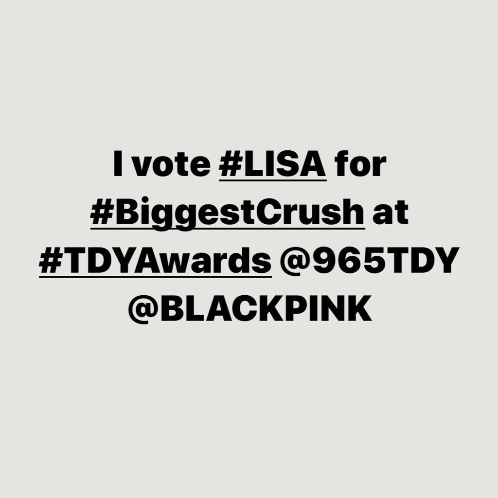 BPHONDURAS's tweet photo. @rosqnnesoft @965TDY @BLACKPINK I vote #LISA for #BiggestCrush at #TDYAwards @965TDY @BLACKPINK https://t.co/gVDxuh3rfh https://t.co/KkKyT8Av29