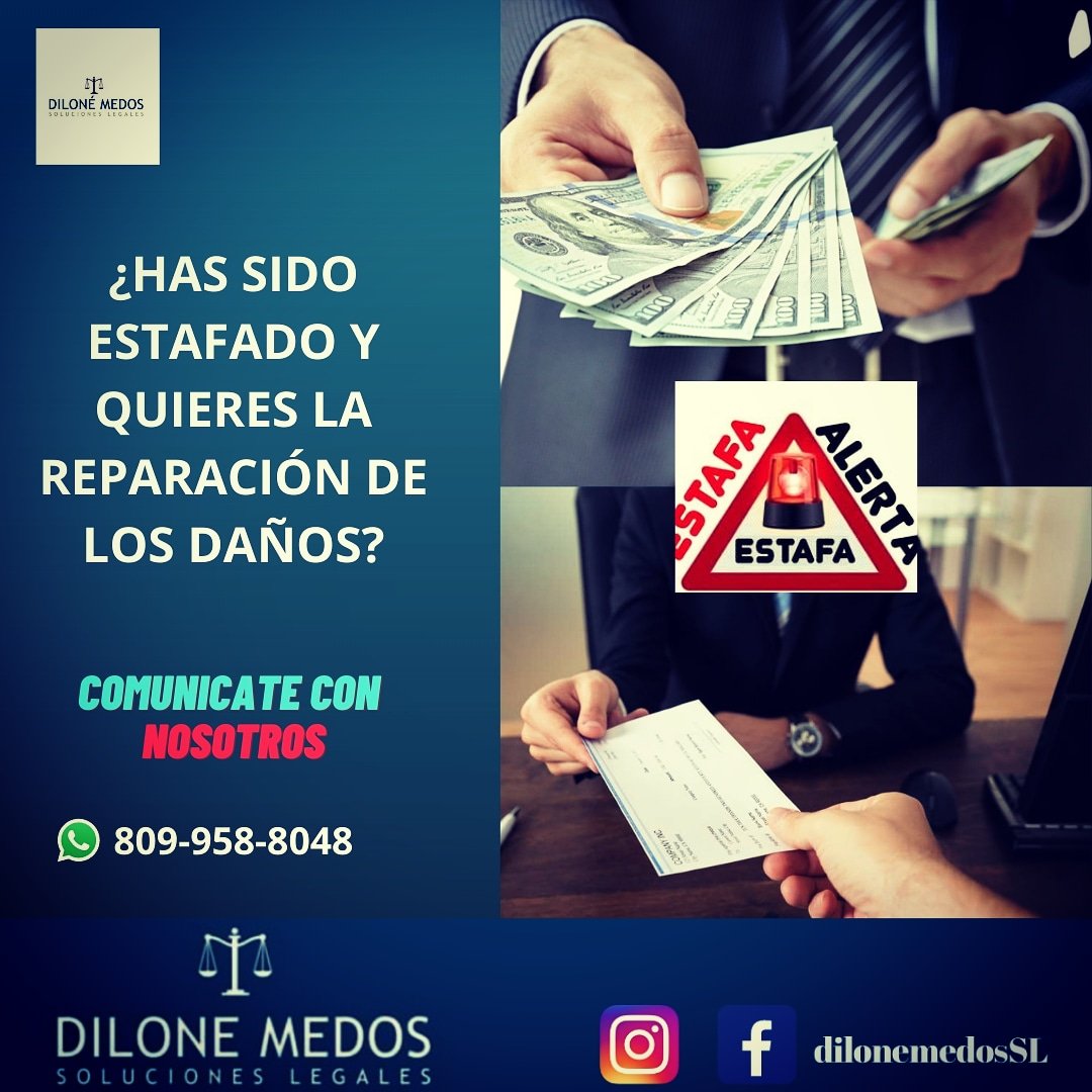DiloneMedosSL's tweet photo. El delito de estafa es un asunto serio, si has sido estafado por alguien y quieres demandar la prisión por el hecho y la reparación de los daños económicos causados, comunícate con nosotros y procederemos para garantizar tus intereses.#estafa #law #abogados #derechopenal #Repost https://t.co/kGidjxatyJ