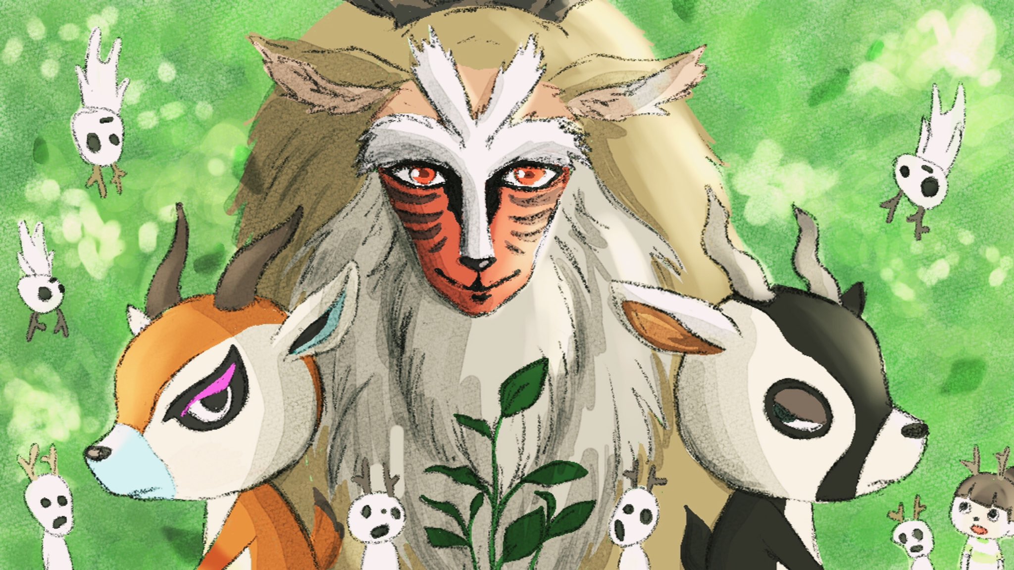 تويتر つきまろ على تويتر 鹿鹿鹿 上下左右 どこをみても鹿 なんだか納得のいくイラストが出来なくて そういうこともありますよね 自分で自分を無理やり納得させる あつ森 あつまれどうぶつの森 Acnh ジブリ もののけ姫 T Co