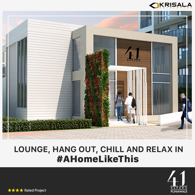 With the provision of Club House & Multi-Purpose Hall at 41 Estera, we have made all the arrangements for you to spend your leisure time or party the way you desire.

#TheKrisalaLifestyle #KrisalaHomes #41Estera #ClubHouse #DreamHome