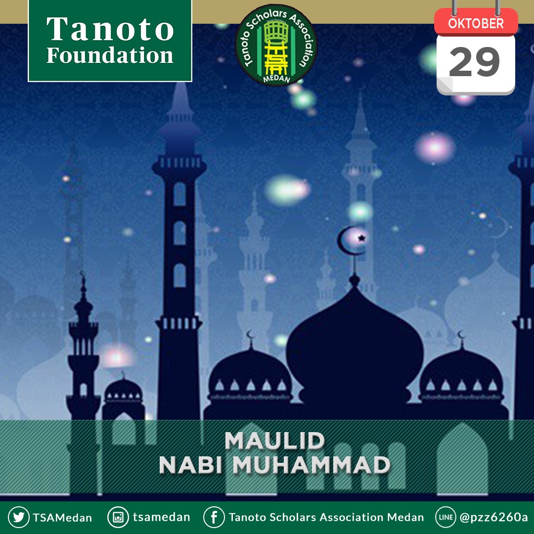 TSAMedan's tweet photo. [Maulid Nabi Muhammad]

HORAS!!!

Assalamu’alaikum, Scholars! https://t.co/47S2XBnC1A