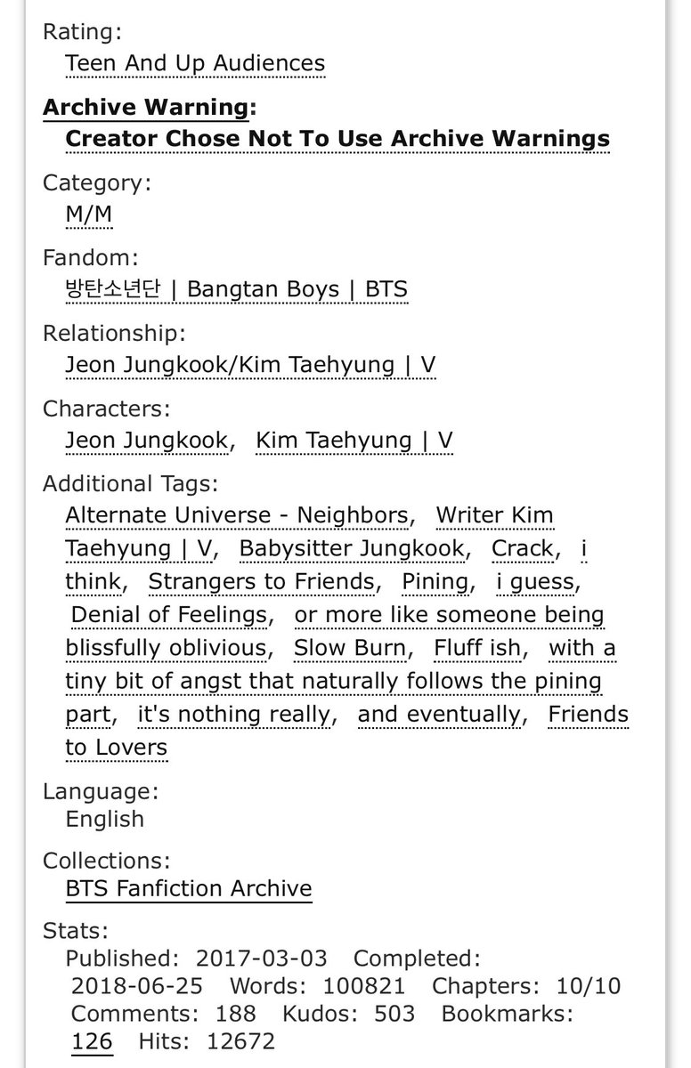 taekookhrs's tweet photo. ↱ don’t you think it’s a little dark? by @taekoodevotee 
   - 100821 word count !! 
   - neighbors au <3 LOTS of pining
   - writer!tae + college babysitter!jk
   - slow burn, fluff, lil angst 
   - the kids are so 🥺🥺
< https://t.co/R4cLhKFXCc > https://t.co/oaw6Hwim3V