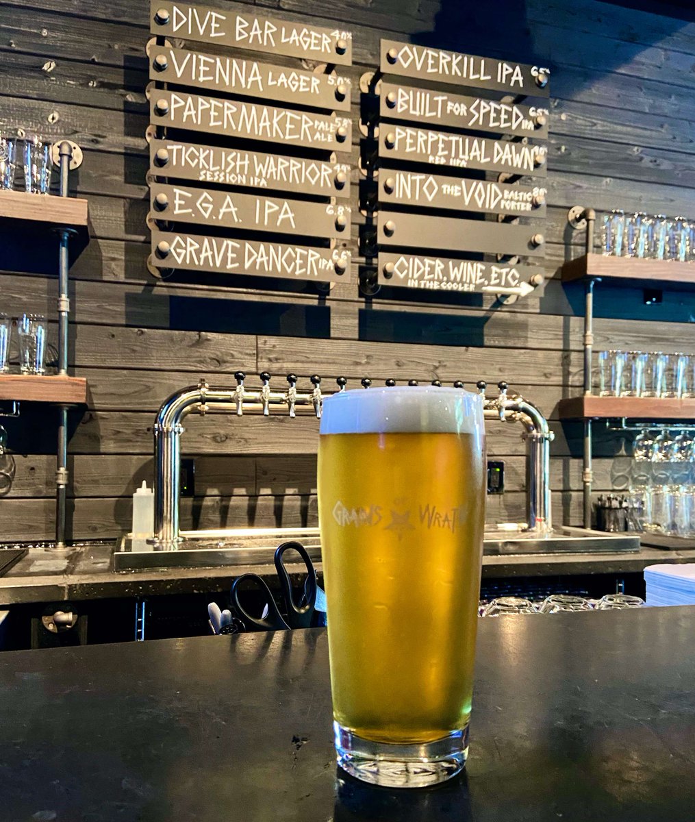 BREWPUBLIC's tweet photo. First look at the new Grains of Wrath - PDX location that opens tomorrow in the former Lompoc Sidebar location. Details: https://t.co/XMwE20YmFj #GoW #grainsofwrath #grainsofwrathpdx @gowbeers #pdxbeer https://t.co/rzV7DtFalP