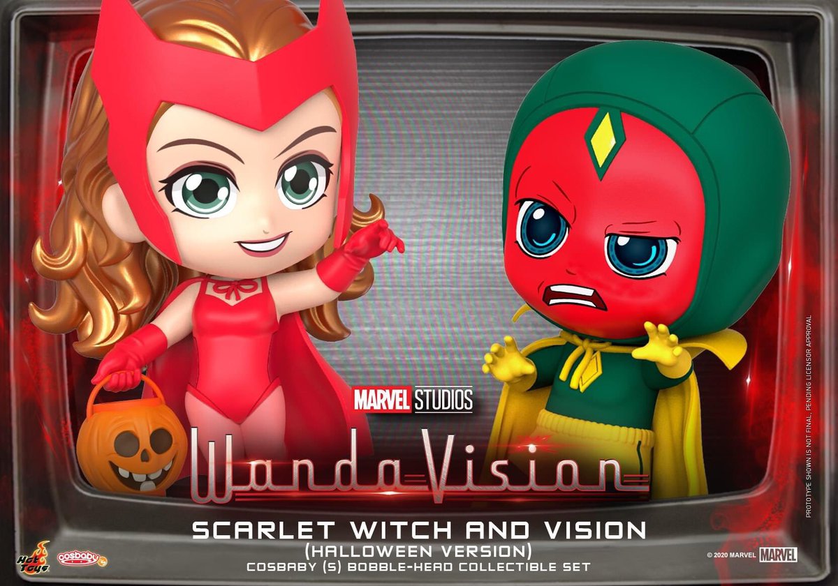 、NEWS 🚨 

 Hot Toys จากซีรีย์ #WandaVision วานด้าและวิชั่นในชุดฮาโลวีนค่ะ ชุดนี้นี่มาแรงจริงๆ 🥰