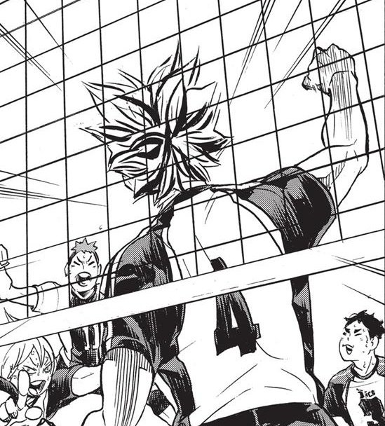 good night to bokuto's back 