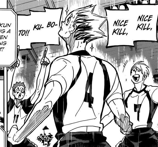 good night to bokuto's back 