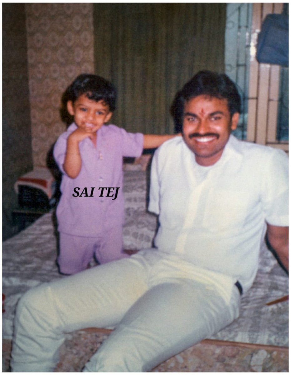 IamSaiDharamTej's tweet photo. The man behind me getting into sports and arts...Wishing one of my pillars of support and strength @NagaBabuOffl mama, a very Happy Birthday. https://t.co/dp9lxONvQb
