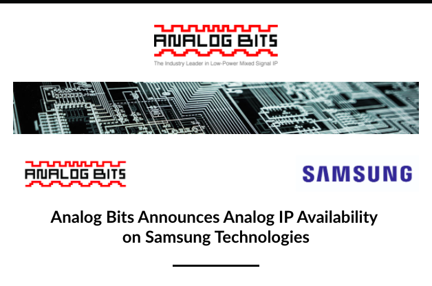soiconsortium's tweet photo. Our #member - #AnalogBits announced a comprehensive & differentiating foundation analog #IP portfolio on multiple @Samsung #Foundry technologies, including 32LP, 28LPP, 28FDSOI, 14LPP, 8LPP, 7LPP, 5LPE.
Press Release: https://t.co/phVkcPN7T1
#SOI #SERDES #tech #semicon #FDSOI https://t.co/BSW2jhBK0o