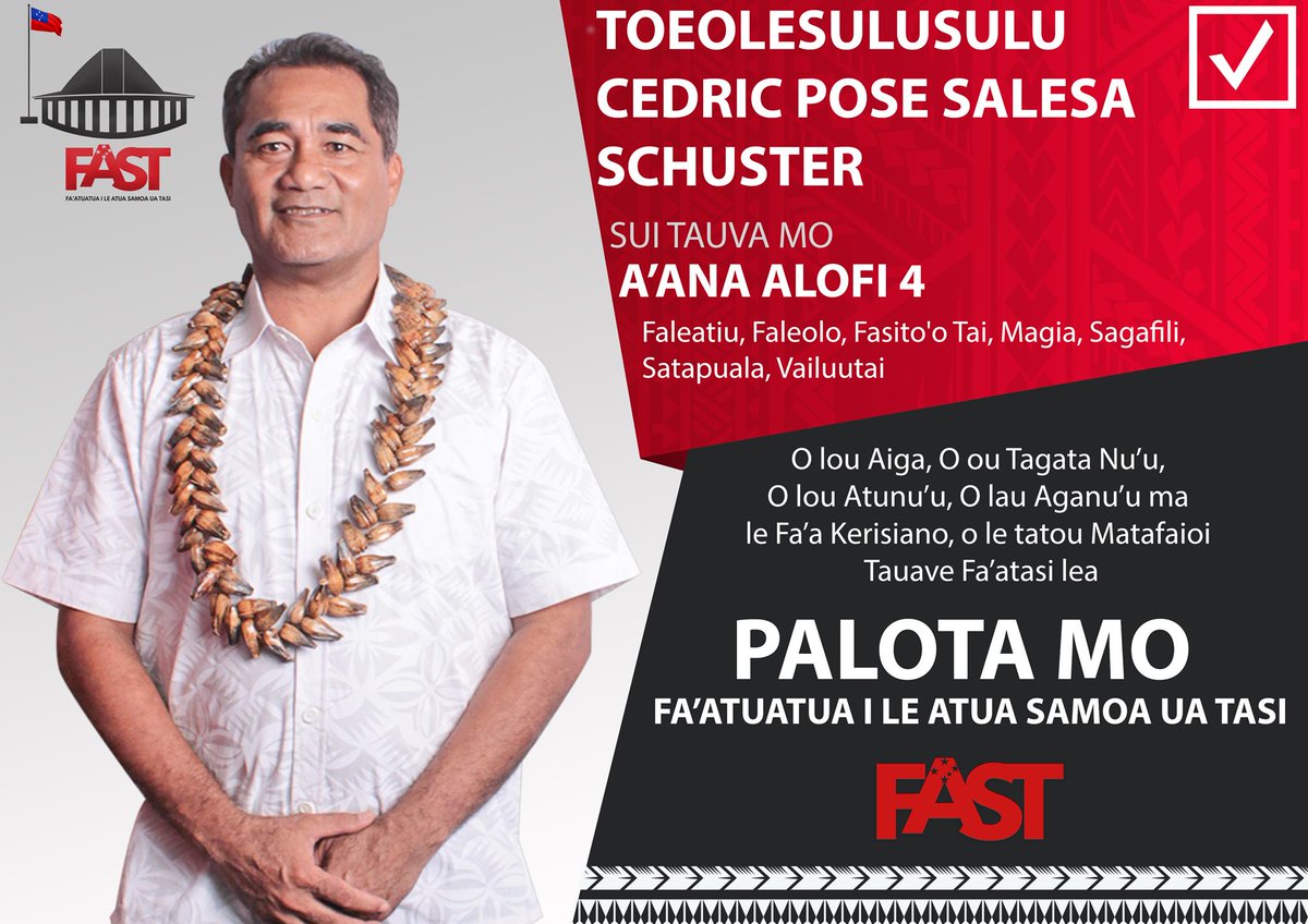 Sui Tauva mo AANA ALOFI 4 TOEOLESULUSULU CEDRIC POSE SALESA SCHUSTER ✅ ✅Palota mo le suiga lelei ✅Palota mo le F.A.S.T 🇼🇸🇼🇸🇼🇸🇼🇸🇼🇸🇼🇸🇼🇸