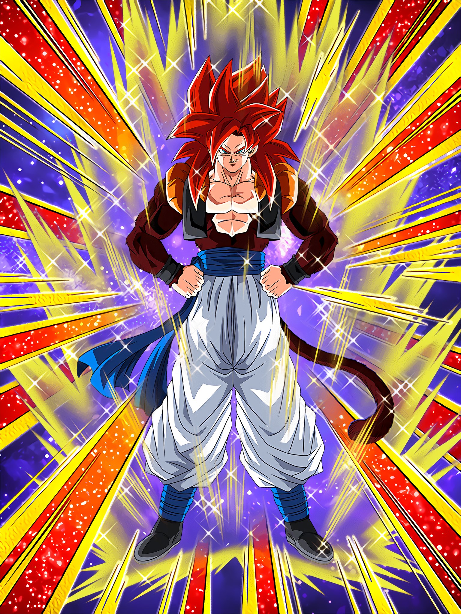 LR ssj4 gogeta wallpaper : r/DBZDokkanBattle