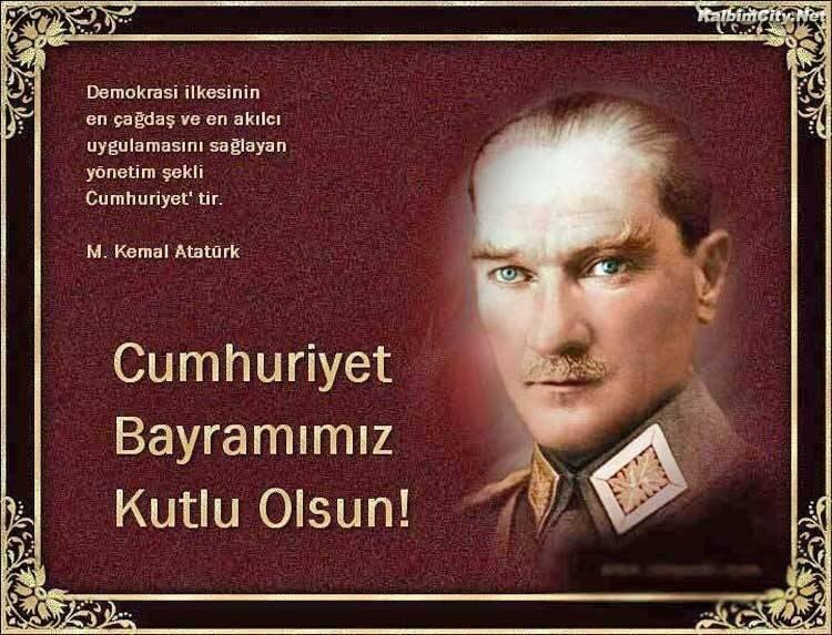 Cumhuriyetimizi büyük emeklerle kuranlara, 97 yıldır yaşatanlara ve ilelebet yaşatacak olanlara saygılarımla... 🇹🇷

#29EkimCumhiyetBayramımız kutlu olsun.. #Atamİzindeyiz
