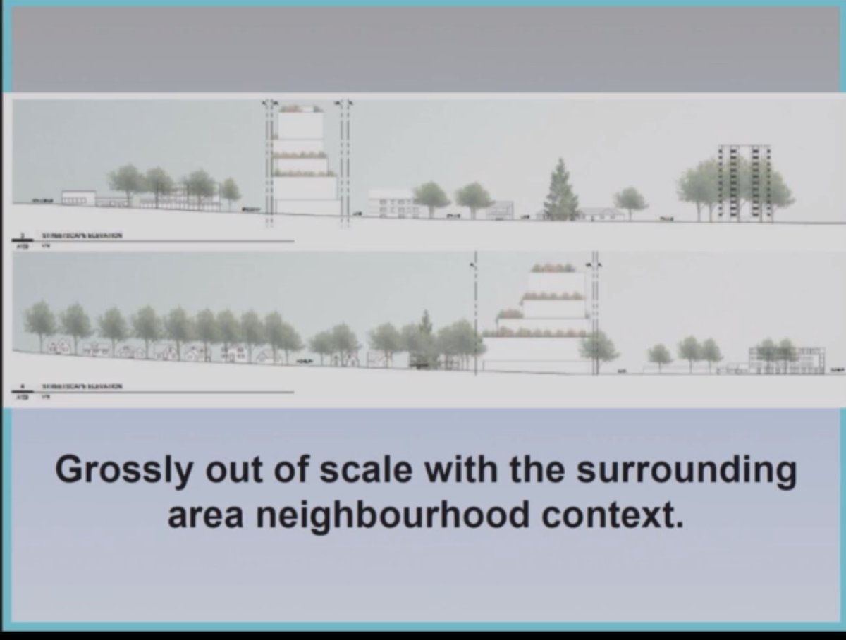 Oh of course it's Elizabeth Murphy, landlord, here for the West Point Grey org.Back to the "this is not an arterial" thing, so doesn't qualify for MIRHPP. Broadway "dead ends" there. Serious shadow implications. etc