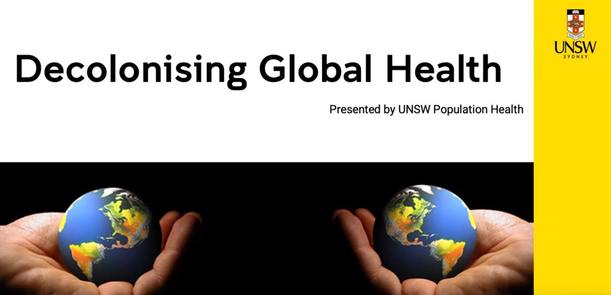 Looking forward to this..... #DecolonizingGlobalHealth