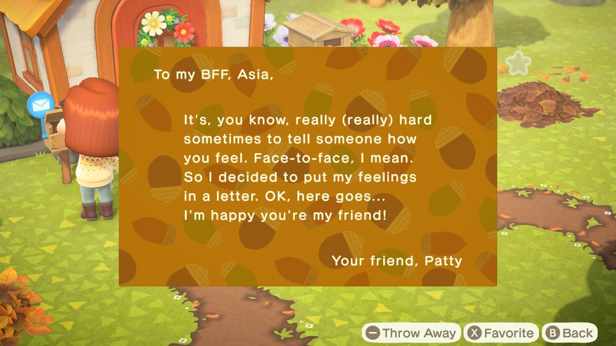 AcnhAsia's tweet photo. It's mutual, Patty https://t.co/7dTf6atMkB