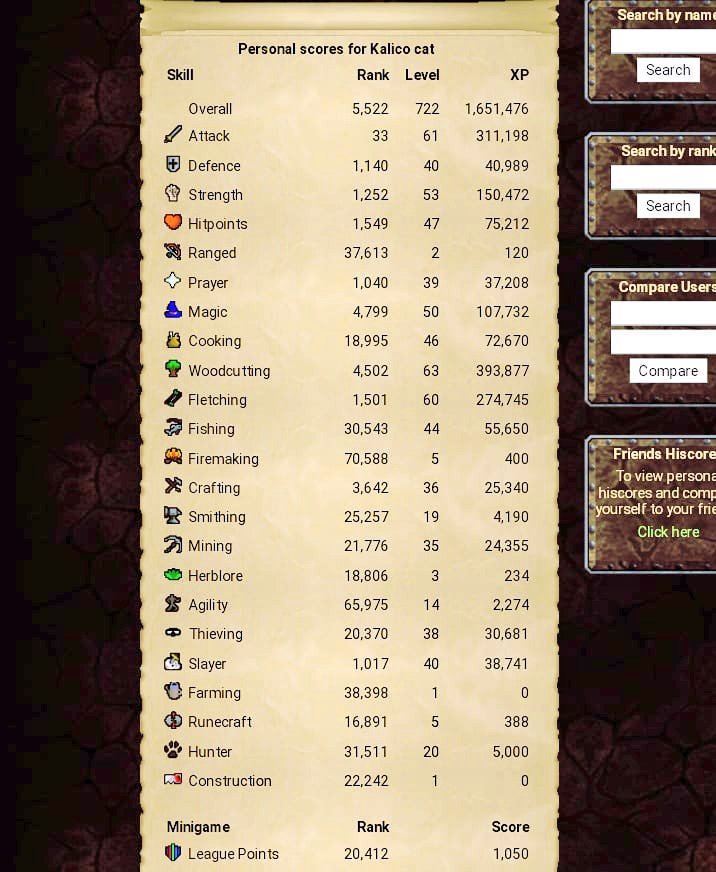cat_osrs's tweet photo. Had a great first day on Leagues 2 Trailblazer! Ending the first day with rank 33 attack and over 700 total levels! Tomorrow will be the grind to pay for a dragon scim and work rc and hunter! #oldschoolrunescape @OldSchoolRS https://t.co/mWRVb5StWu