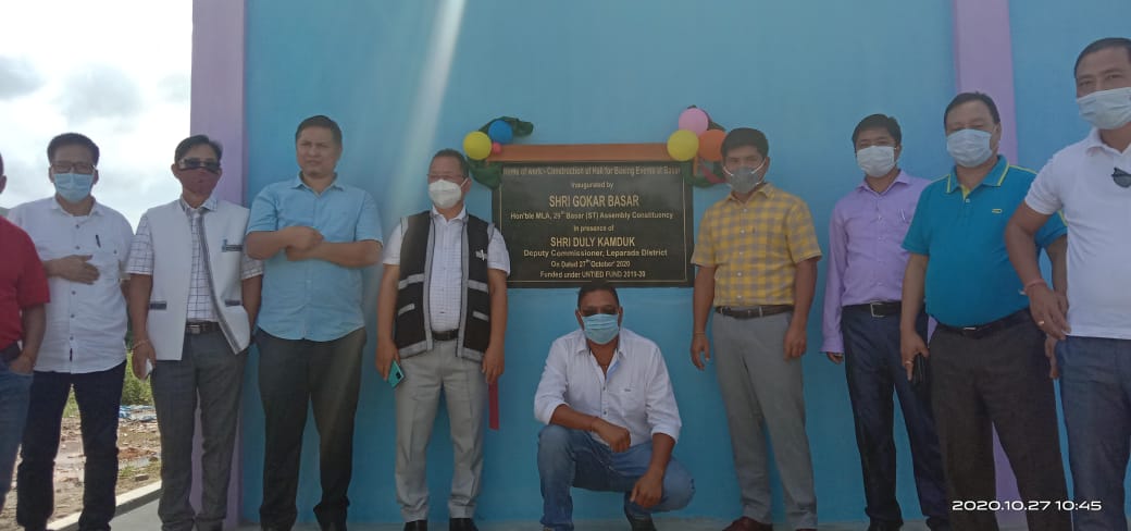 BasarGokar's tweet photo. Good days are on at Basar (Leparada district), a boxing hall is dedicated to Leparada Olympic Association, on 27/10/2020. I appeal the youths to take advantage of boxing hall in fullest. https://t.co/JYT37KOrJc