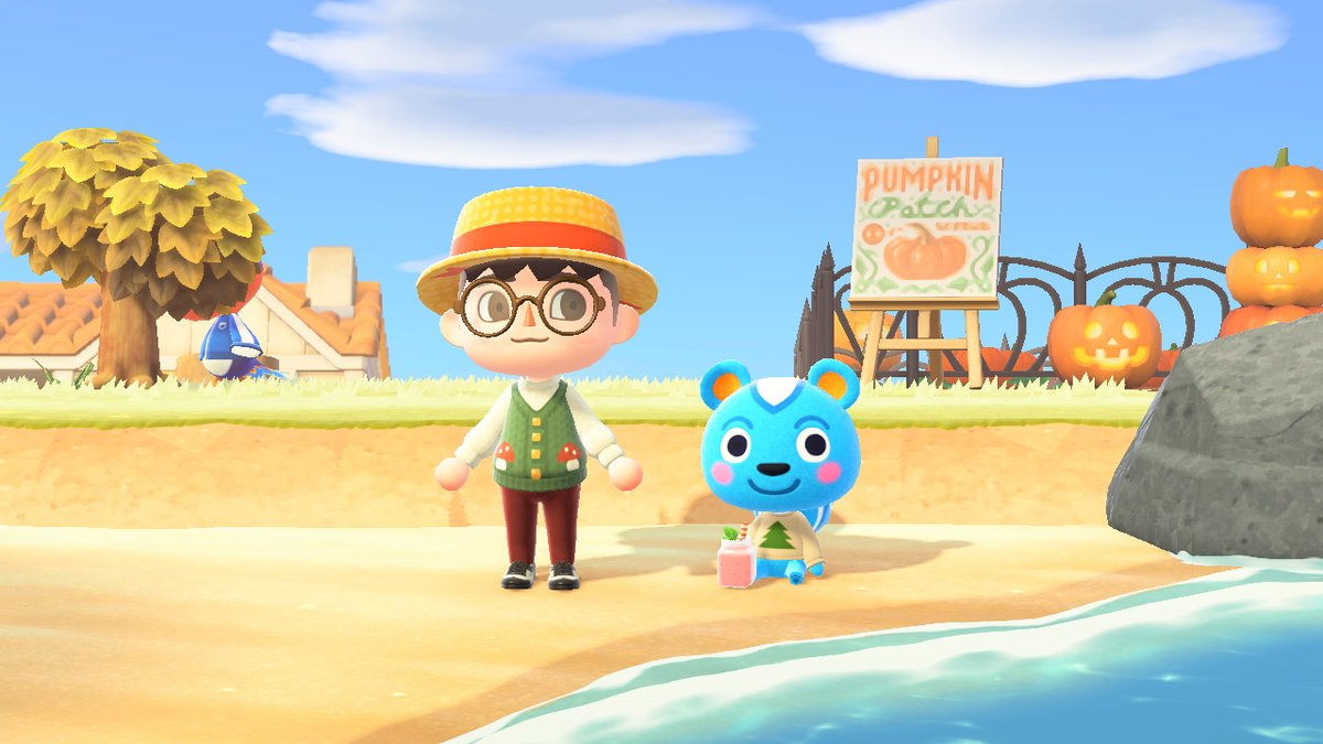 AcnhAsia's tweet photo. Looking quite dapper today! https://t.co/4GBMLKZy0a