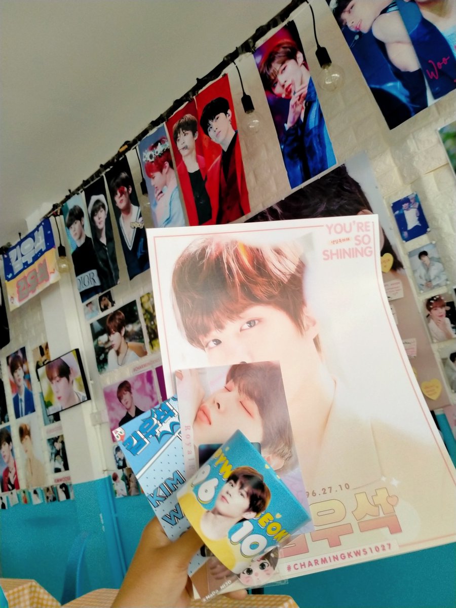 _ahctahc's tweet photo. น่ารักกก ขอบคุณนะคะ #oursunshinekws1027  #happywooseokday https://t.co/CGnvmhpCb9
